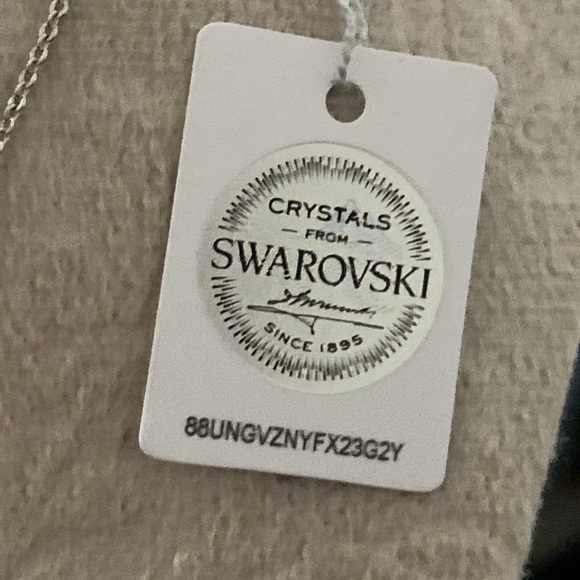Nic & Syd Silver Necklace Swarovski Crystals approx. 16”Adjustable chain clasp - Picture 3 of 12